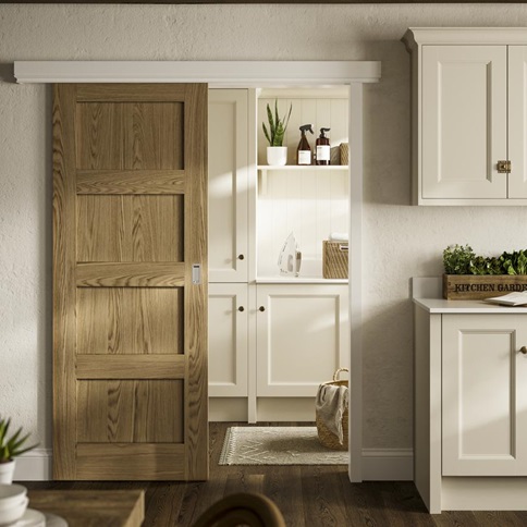 Shaker Oak 4 Panel Pre-Finished Door