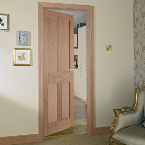 Burford Oak 4 Panel Door