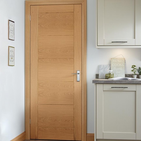 Linear Oak Pre-Finished Door
