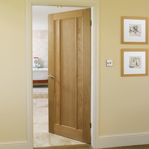 Worcester Oak 3 Panel Door